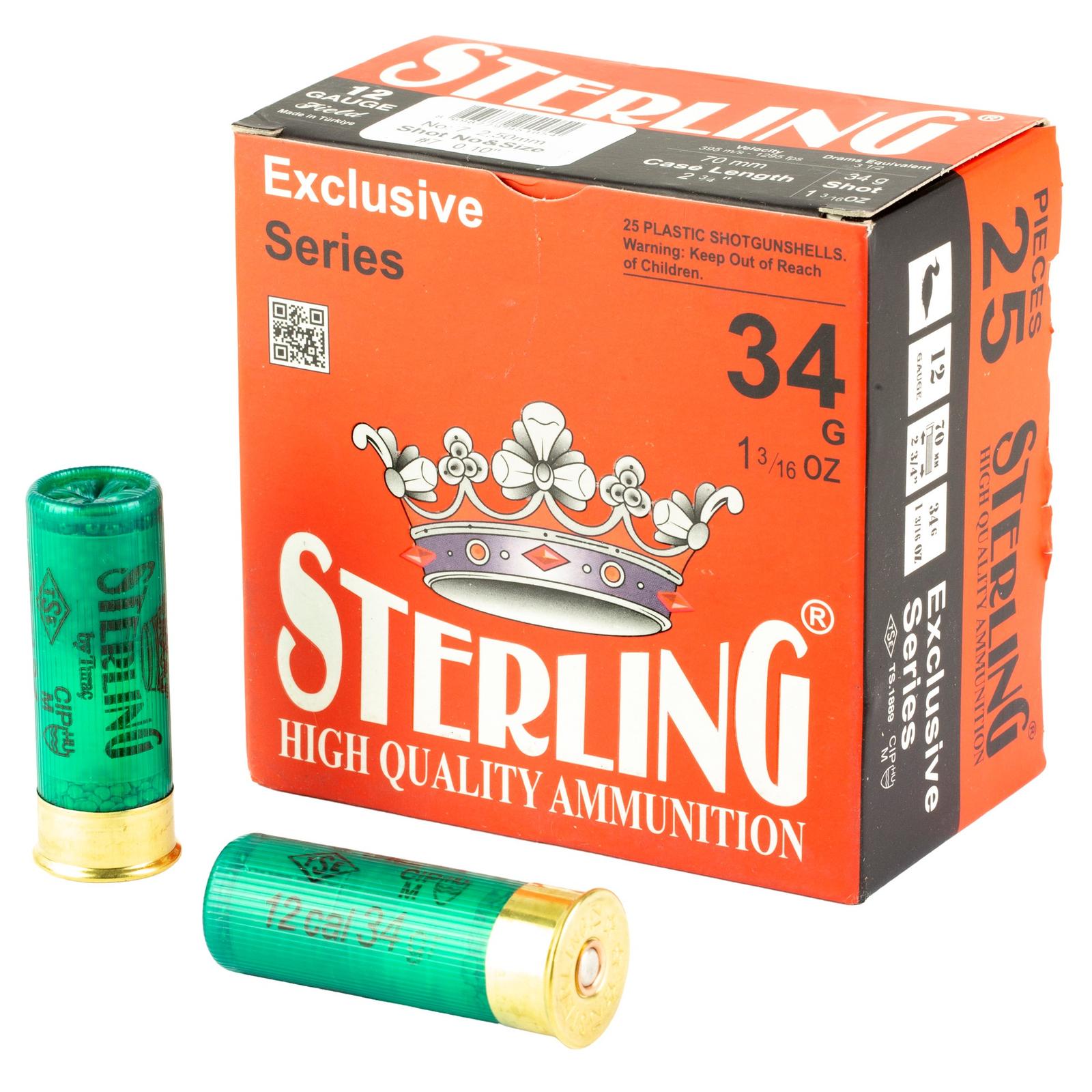 STERLING EXCLSV 12GA 2.75" #7 25/250