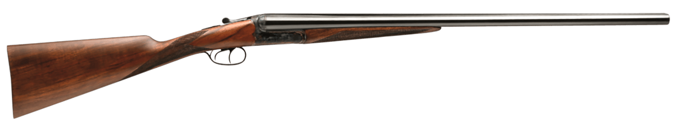 Dickinson ST1226DH Estate  12 Gauge with 26" Black Barrel, 3" Chamber, 2rd Capacity, Color Case Hardened Metal Finish, Oil Turkish Walnut Stock & Double Trigger Right Hand (Full Size)
