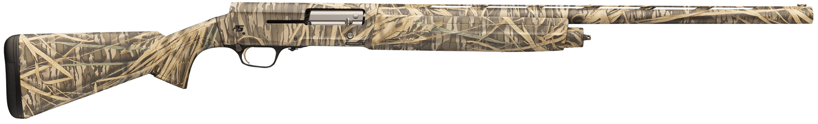 Browning 0119342004 A5  12 Gauge Semi-Auto 3.50" 4- 2.75" Shells 28" Mossy Oak Original Shadow Grass Vent Rib Barrel, Humpback Aluminum Receiver, Adjustable Composite Stock, Invector-DS Chokes