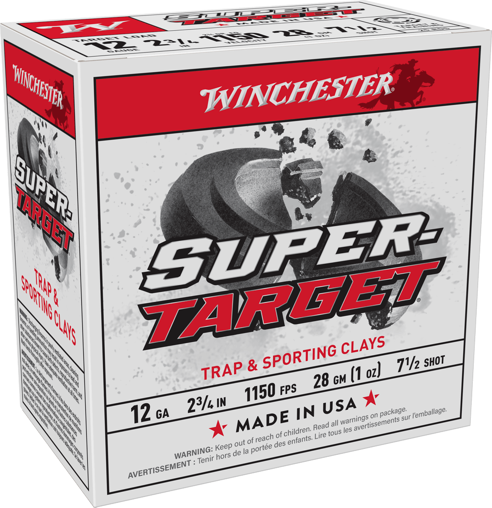 Winchester Ammo TRGT11507 Super-Target Light Target 12Gauge 2.75" 1oz 7.5Shot 25 Per Box/10 Case