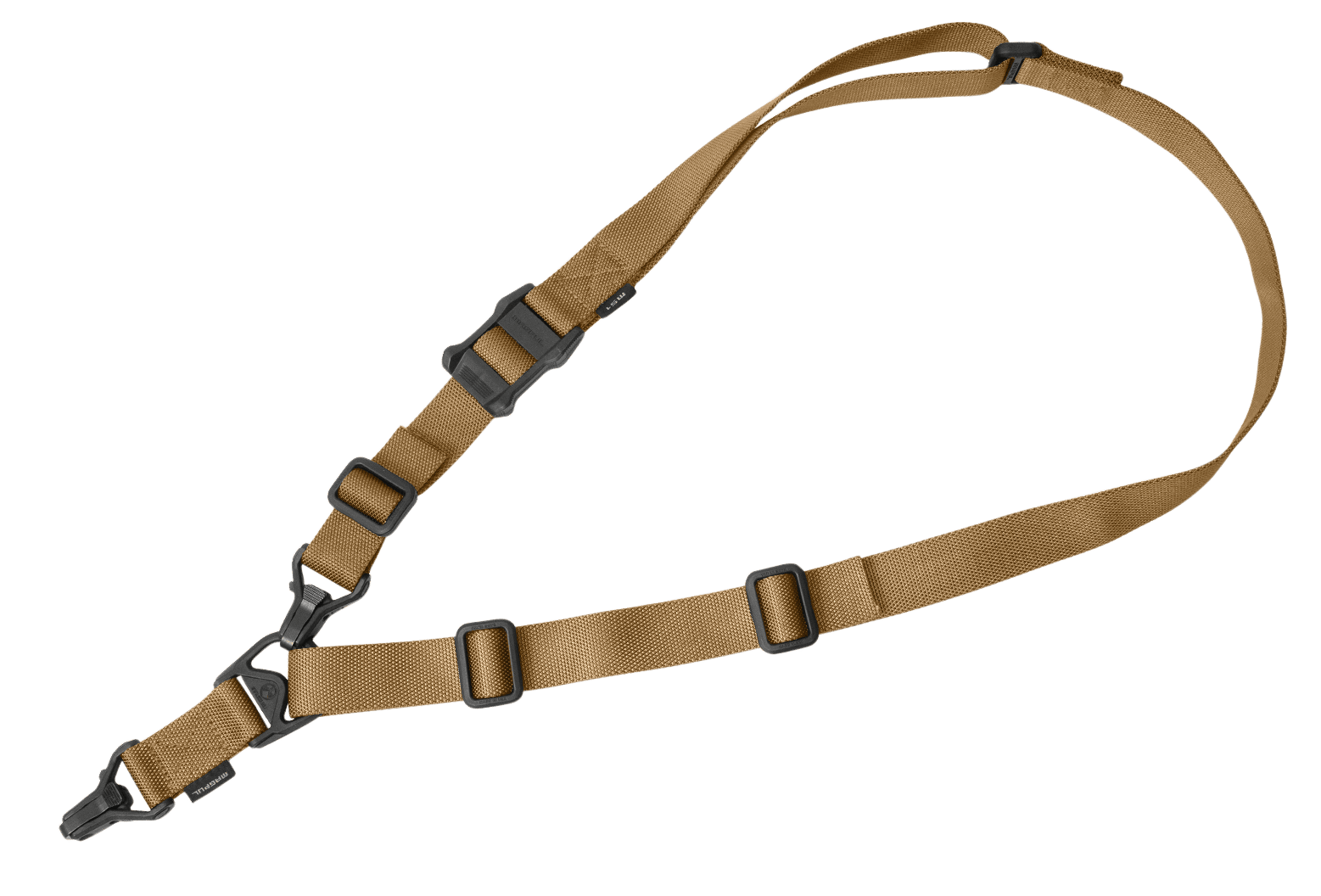 Magpul MAG514COY MS3 Gen2 Sling Coyote Tan Nylon 48"-60" OAL Adjustable One-Two Point Rifle