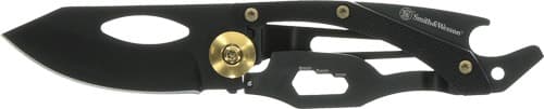 S&W KNIFE SMALL MULTI-TOOL FOLDER 2" BLADE W/POCKET CLIP!