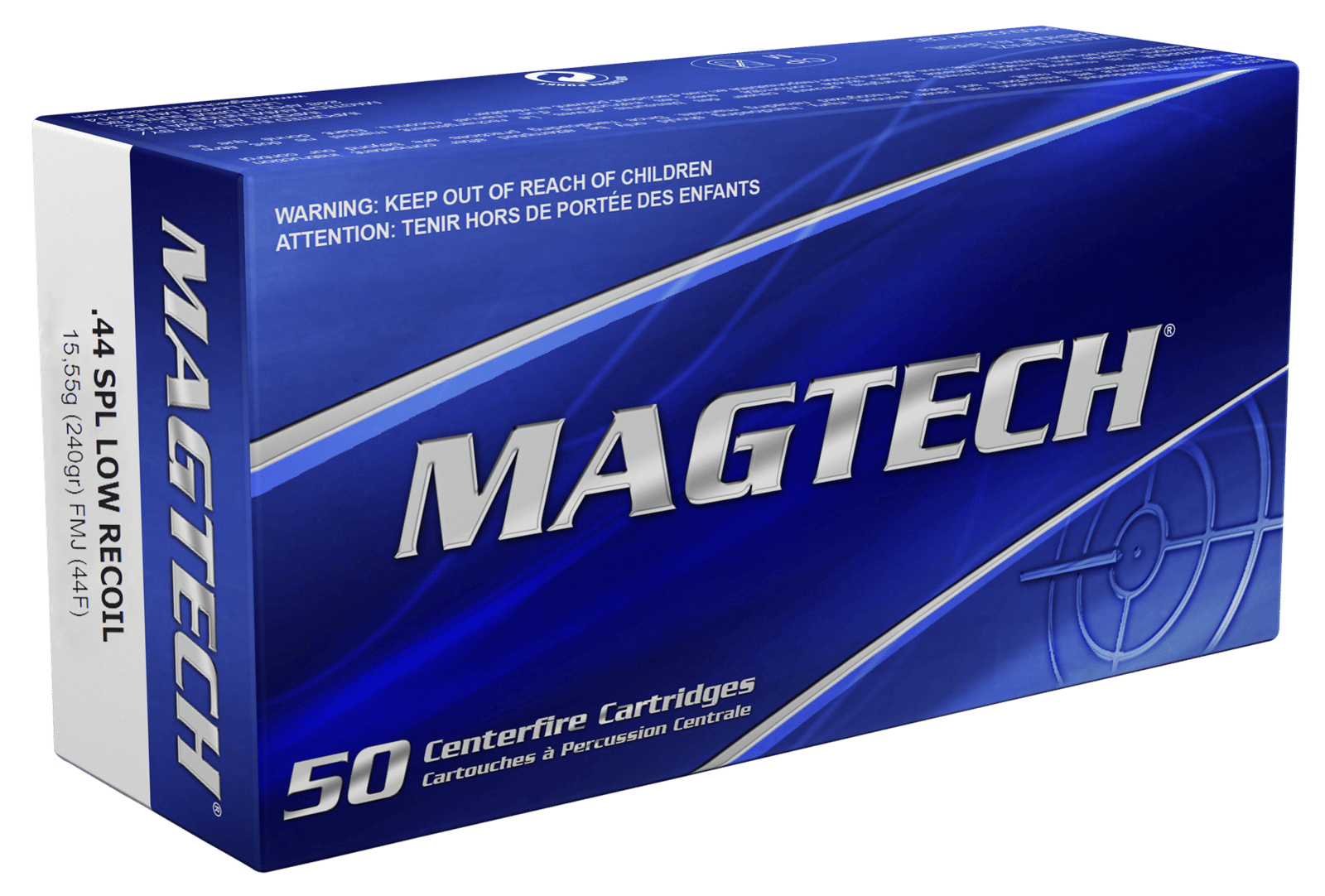 Magtech 44F Range/Training  44 S&W Spl 240 gr Full Metal Jacket 50 Per Box/ 20 Case