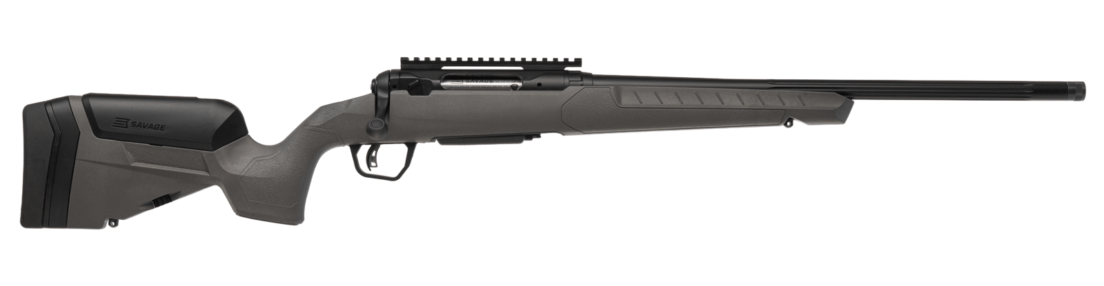Savage Arms 32407 110 Trailblazer 6.5 Creedmoor 4+1 20" Fluted Barrel, Flat Dark Gray Adj LOP Synthetic Stock, Right Hand