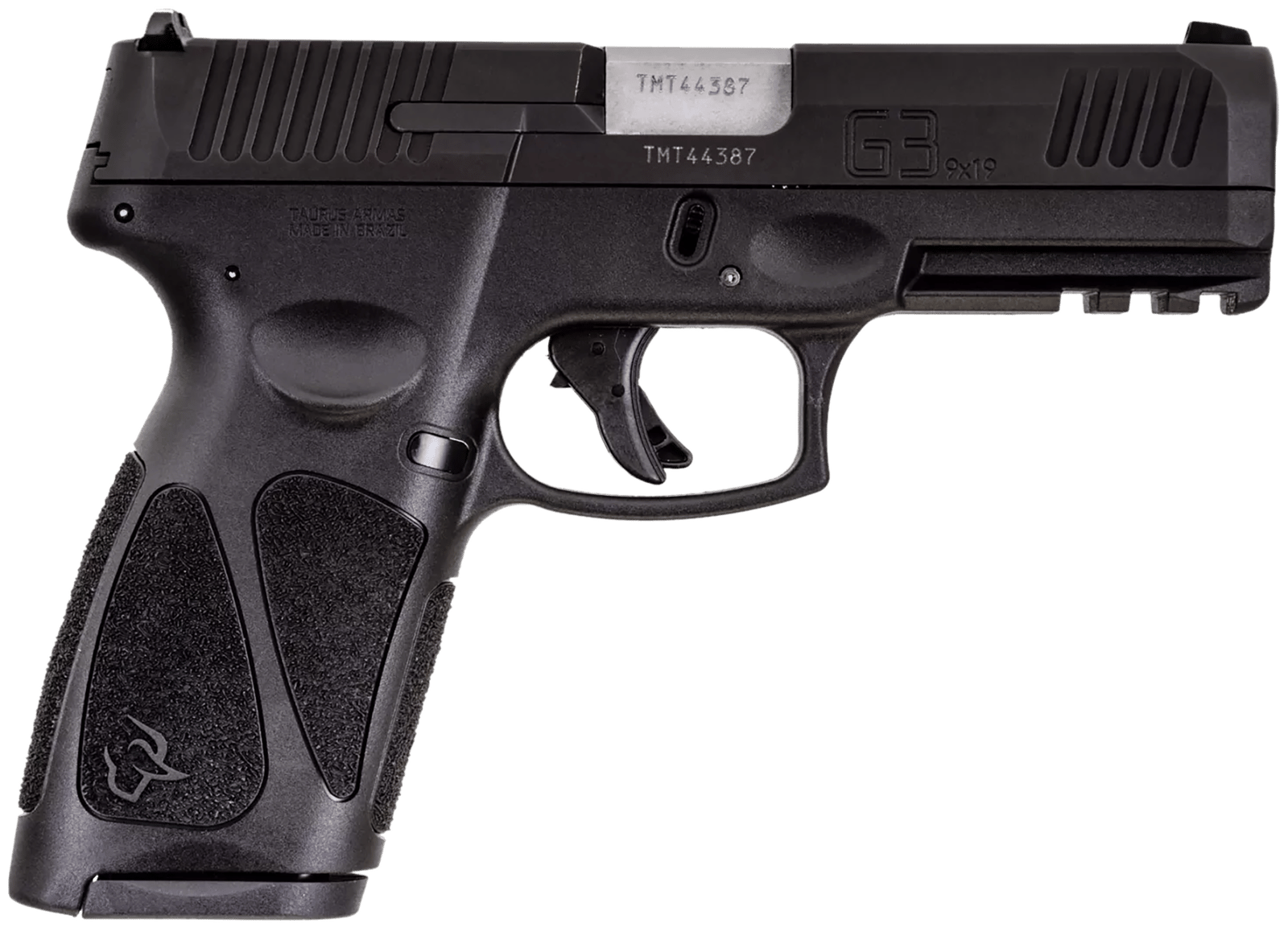 Taurus 1G3B94110 G3  9mm Luger 10+1 4" Barrel, Black Finish Picatinny Rail Frame, Serrated Matte Black Tenifer Steel Slide, Polymer Grip Includes 2 Mags