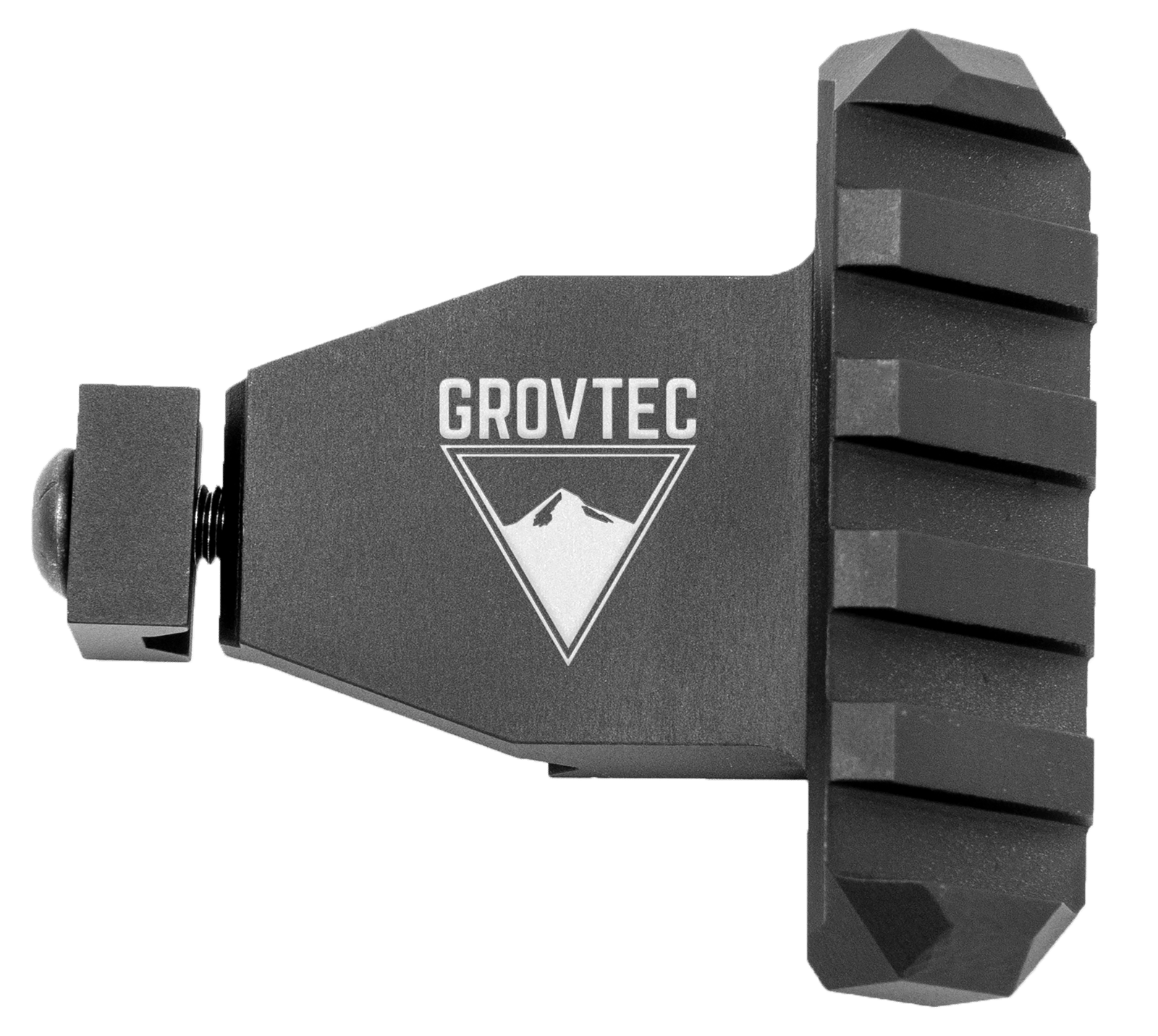 GrovTec US Inc GTSW321 Picatinny Rail  Angled Black Anodized Aluminum