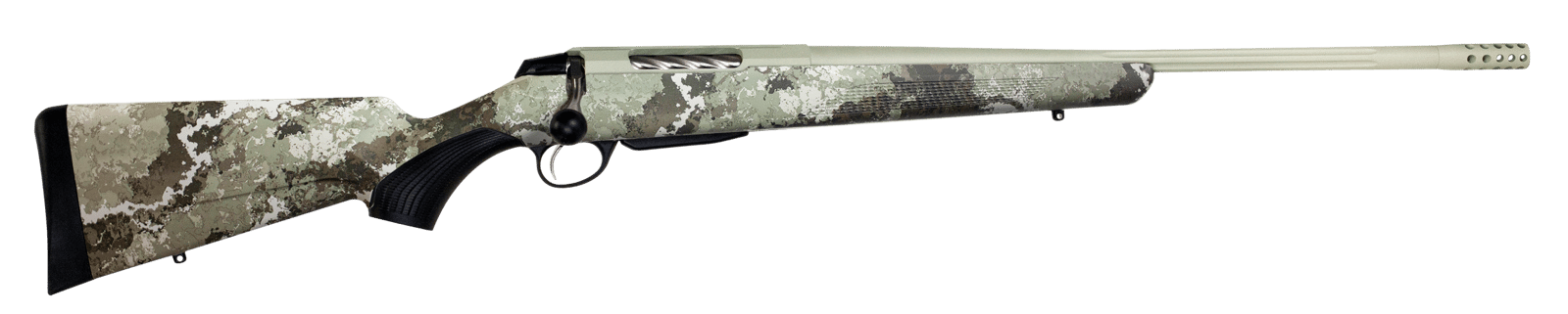 Tikka JRTXVA331R10 T3x Lite Full Size 300 Win Mag 3+1 24.30" Stainless Fluted Barrel, Drilled & Tapped Stainless Steel Receiver, Veil Alpine Fixed Synthetic Stock, Right Hand