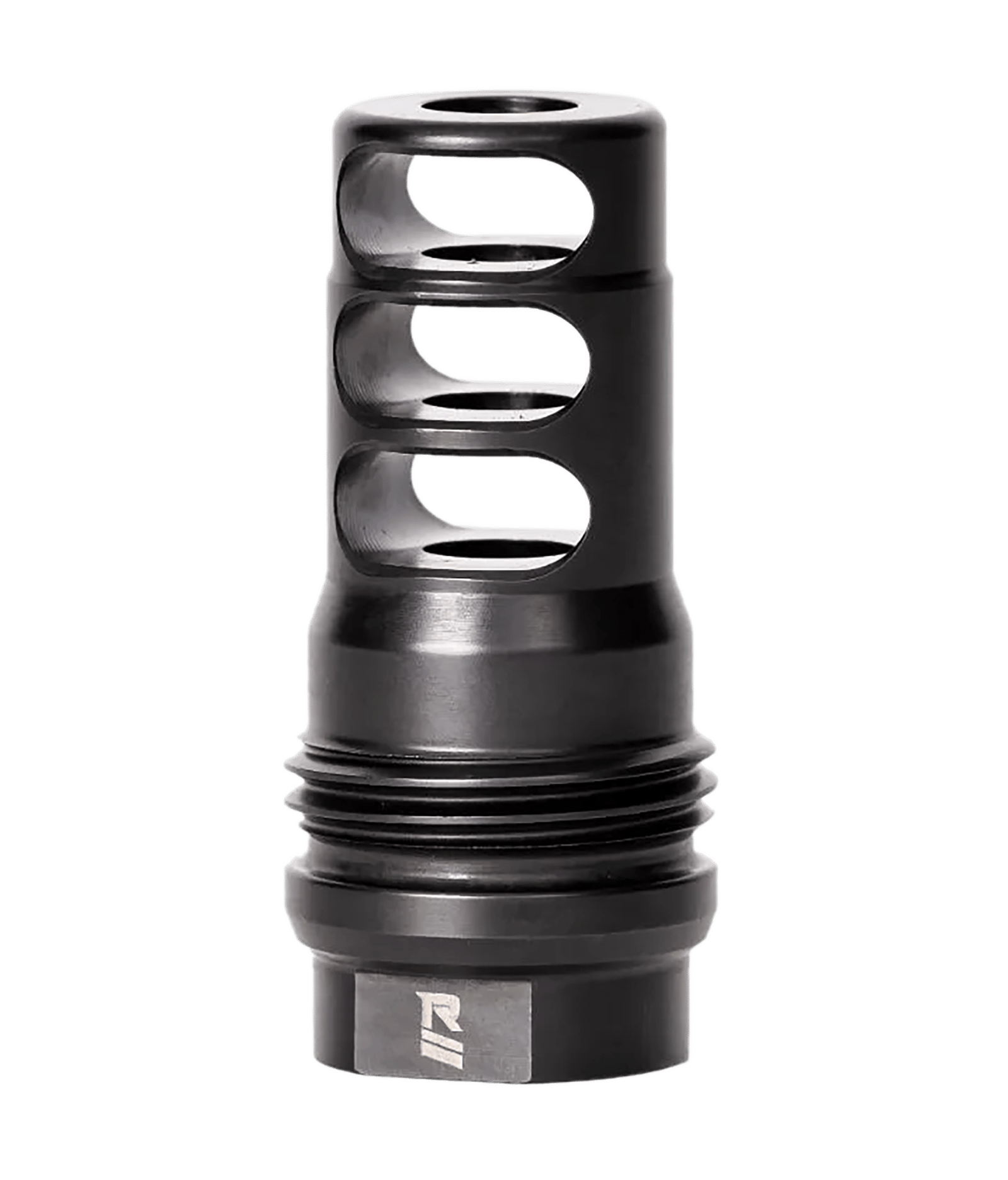 Rugged Suppressor MB001 3 Port Brake  Black with 5/8"-24 tpi Threads & 2.16" OAL for Radiant762, Surge762, Razor762 & Micro30 Suppressors
