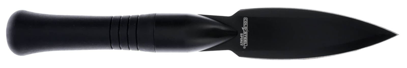 Cold Steel CSTHFS01NZ Spirit Spear Head 4.25" Fixed Spear Point Black 420 Stainless Steel Blade, 4" Black Handle
