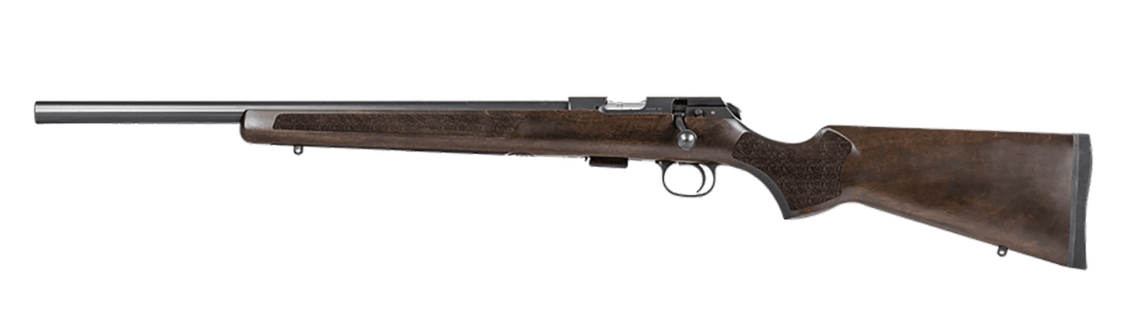 CZ-USA 02392 457 Varmint 22 LR 5+1 20.50" Black Nitride Heavy Barrel, Black Nitride Stainless Steel Grooved Receiver, Wood Stockn Left Hand