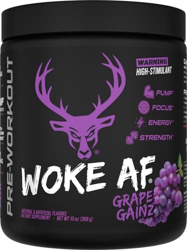 BUCKED UP PRE-WORKOUT WOKE AF GRAPE GAINZ 30 SERVINGS