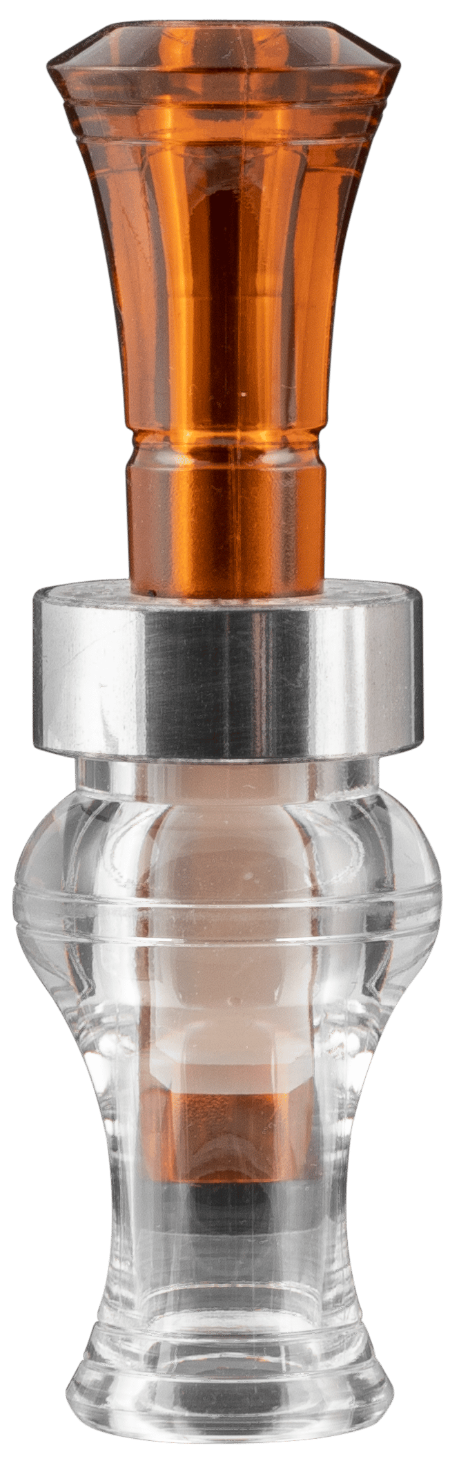 Echo Calls 77806 Timber Bourbon & Water Double Reed Mallard Sounds Attracts Ducks Brown/Clear Polycarbonate