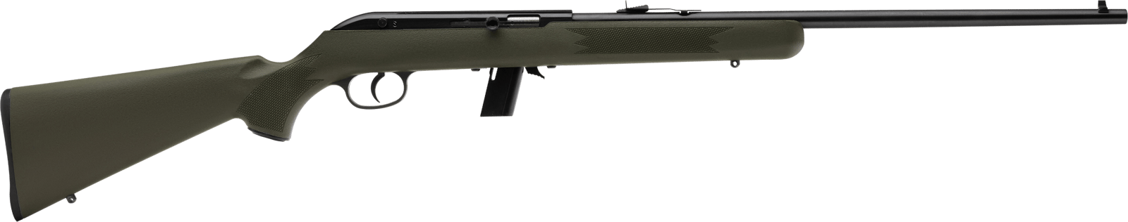 Savage Arms 40221 64 F Full Size 22 LR 10+1 21" Matte Black Carbon Steel Barrel, Grooved Receiver, OD Green Fixed Synthetic Stock