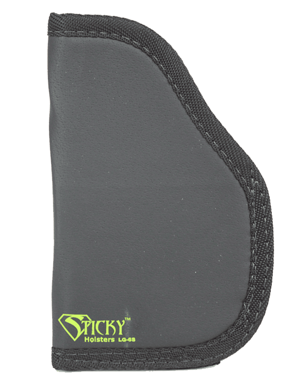 Sticky Holsters LG6SMOD LS LG-6S  Black/Green Latex Free Rubber Fits 3-4" Large Auto w/Laser Ambidextrous