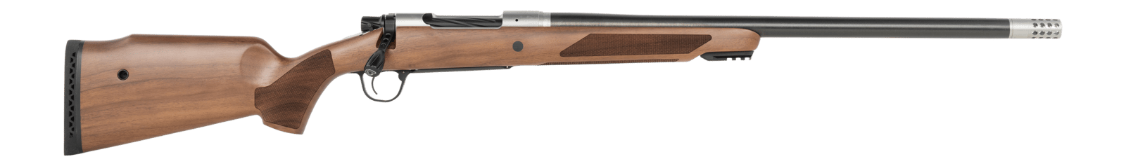 Christensen Arms 80106010000 Ridgeline Safari Big Game Full Size 375 H&H 22" Carbon Fiber Match Grade Threaded Barrel, Stainless Steel Drilled & Tapped Receiver, Picatinny Rail Forend, European Walnut