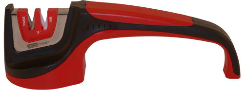 AccuSharp 052C Asian-Style Sharpener Fine Diamond, Ceramic Sharpener Red