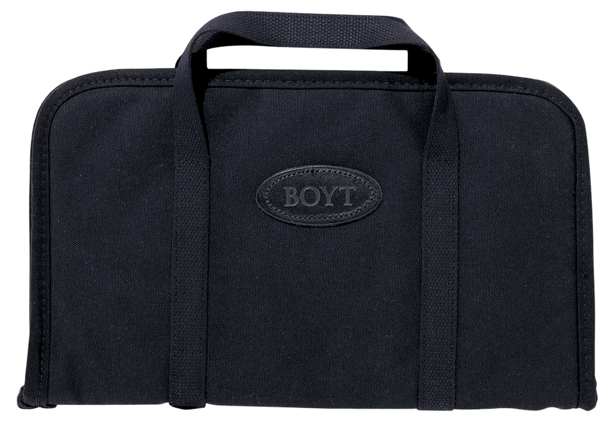 Boyt Harness 0PP640003 Rectangular Pistol Rug Black Canvas Holds Handgun