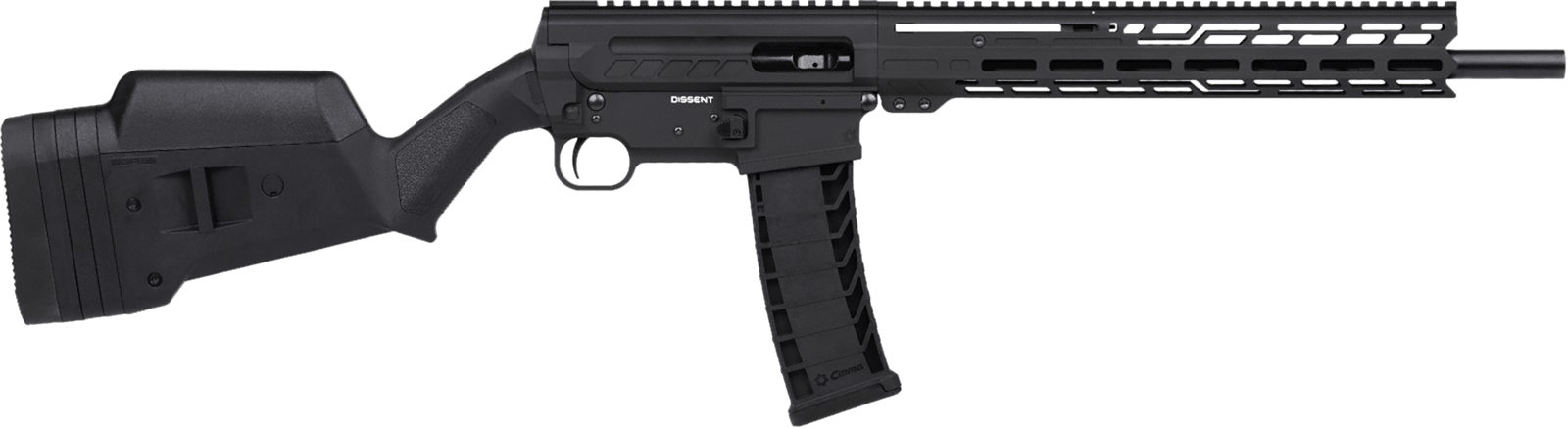 CMMG 94A610F-AB Dissent BR4 9mm Luger 10+1 16.10" Black Nitride Steel Barrel, Black Armor Cerakote Picatinny Rail Aluminum Receiver, 13.50" M-LOK Handguard, Magpul SGA Black Polymer Stock