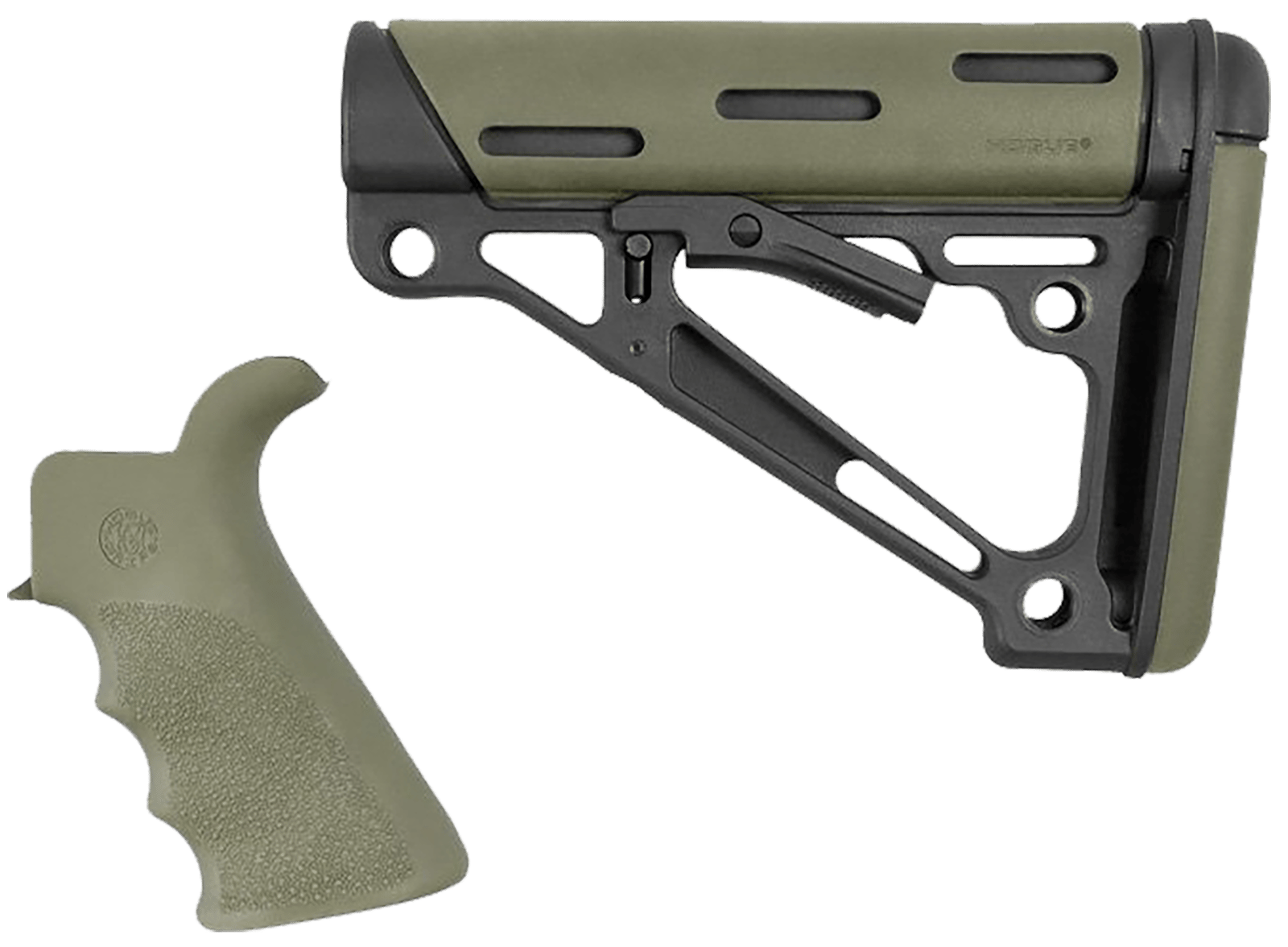 Hogue 15256   OD Green Fits AR-15/M16