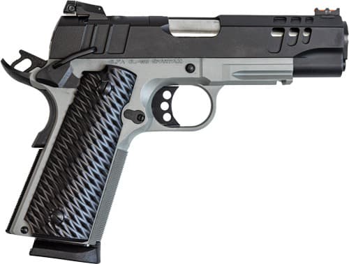 GLFA 1911 PISTOL 45ACP 4.25" BLACK SLIDE BULL SHARK FRAME