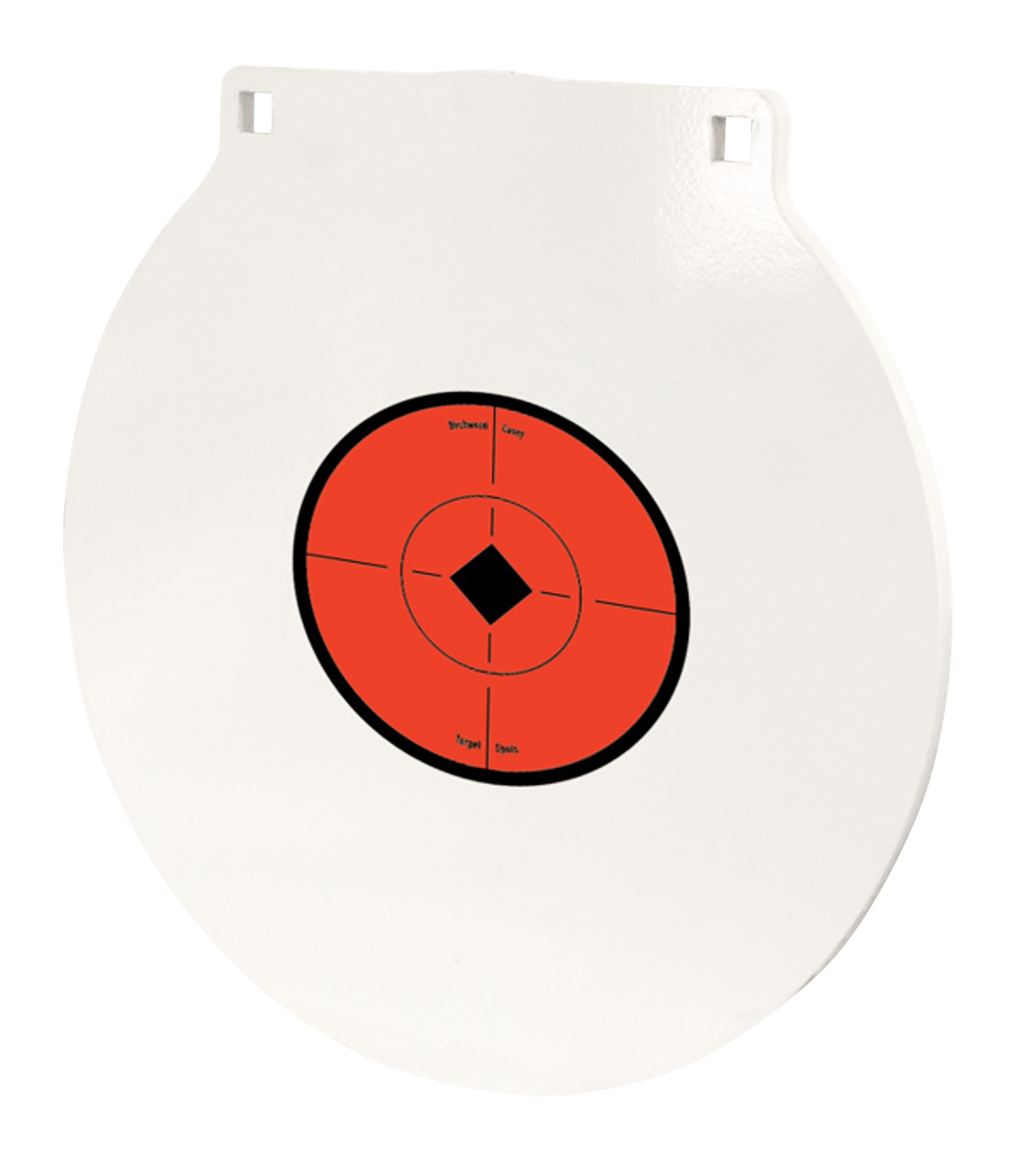 Birchwood Casey RND10 Round Steel Target Plate 10" Centerfire Rifle/Handgun Target Black/Red/White NM500 Steel Hanging