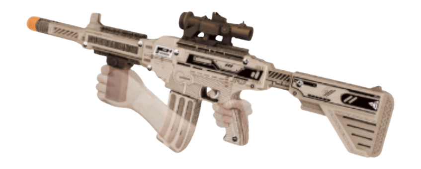 CAMP CBG-PZ-10    AR/15 3D SHOOTS NERF DARTS