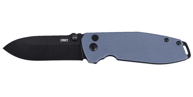 CRKT 2495GC   SQUID XM        2.95 BUTTON LOCK GRY