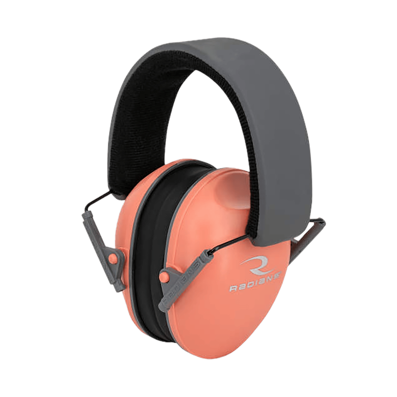 Radians LS0830CS Lowset Passive Muff 21 dB Over the Head Coral/Black Women 1 Pair