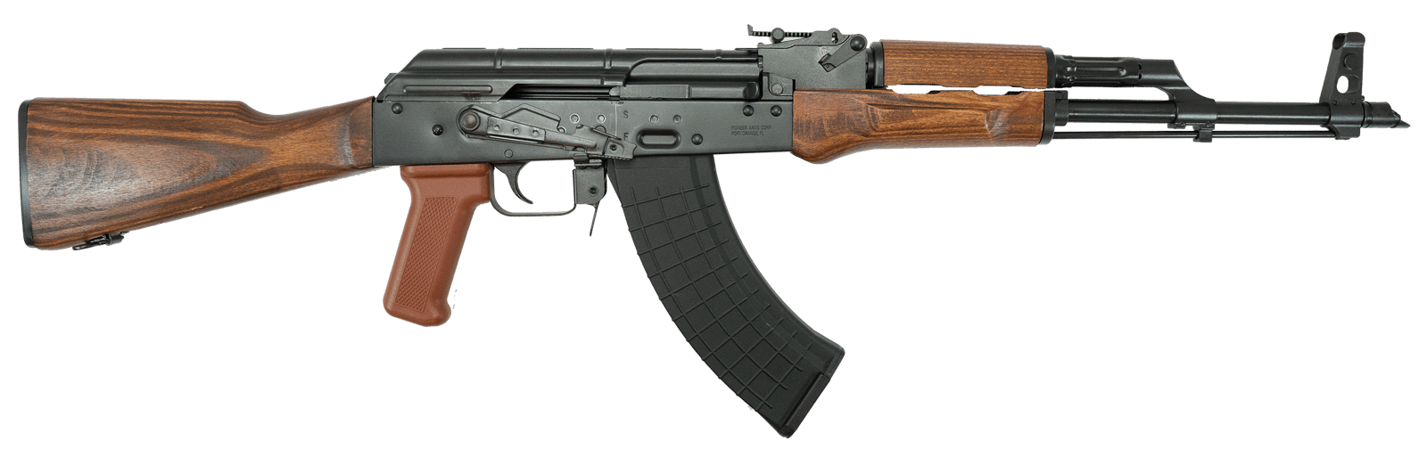 Pioneer Arms POLAKSFTW Sporter  7.62x39mm 30+1 16.30" Black Barrel, Black Receiver w/Side Mounted Optic Rail, Wood Handguard, Laminated Wood Stock & Grip