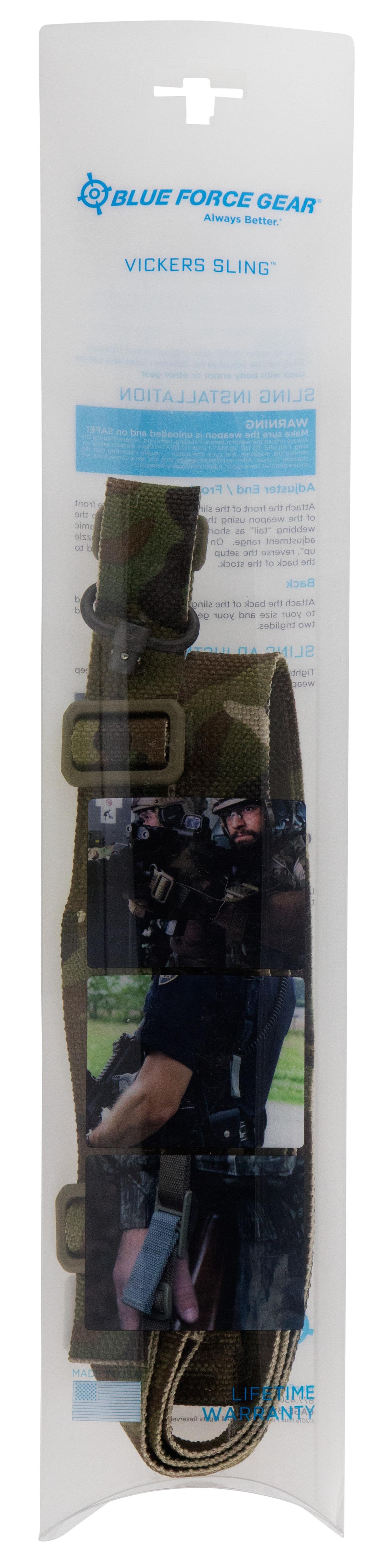 Blue Force Gear VCAS2TO1PB125AAMC Vickers 221 Multi-Cam Cordura One-Two Point AR Platform