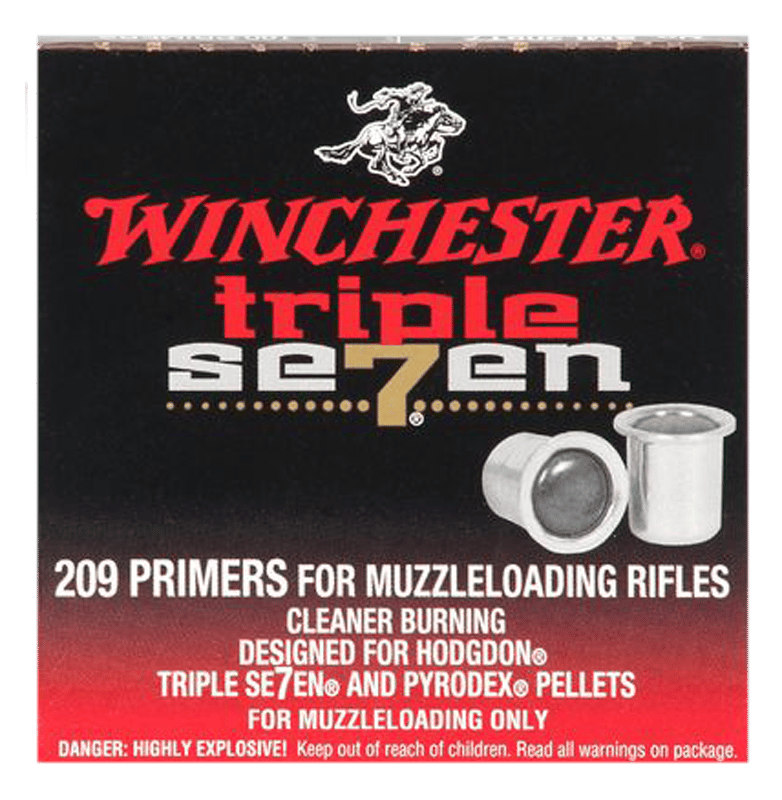 Winchester Muzzleloading SML209T7 209 Triple Seven Muzzleloading Primers 100 Per Box