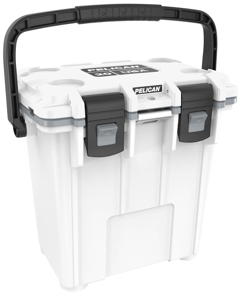 PELICAN 20Q-1-WHTGRY 20QT ELITE COOLER WHT/GRY