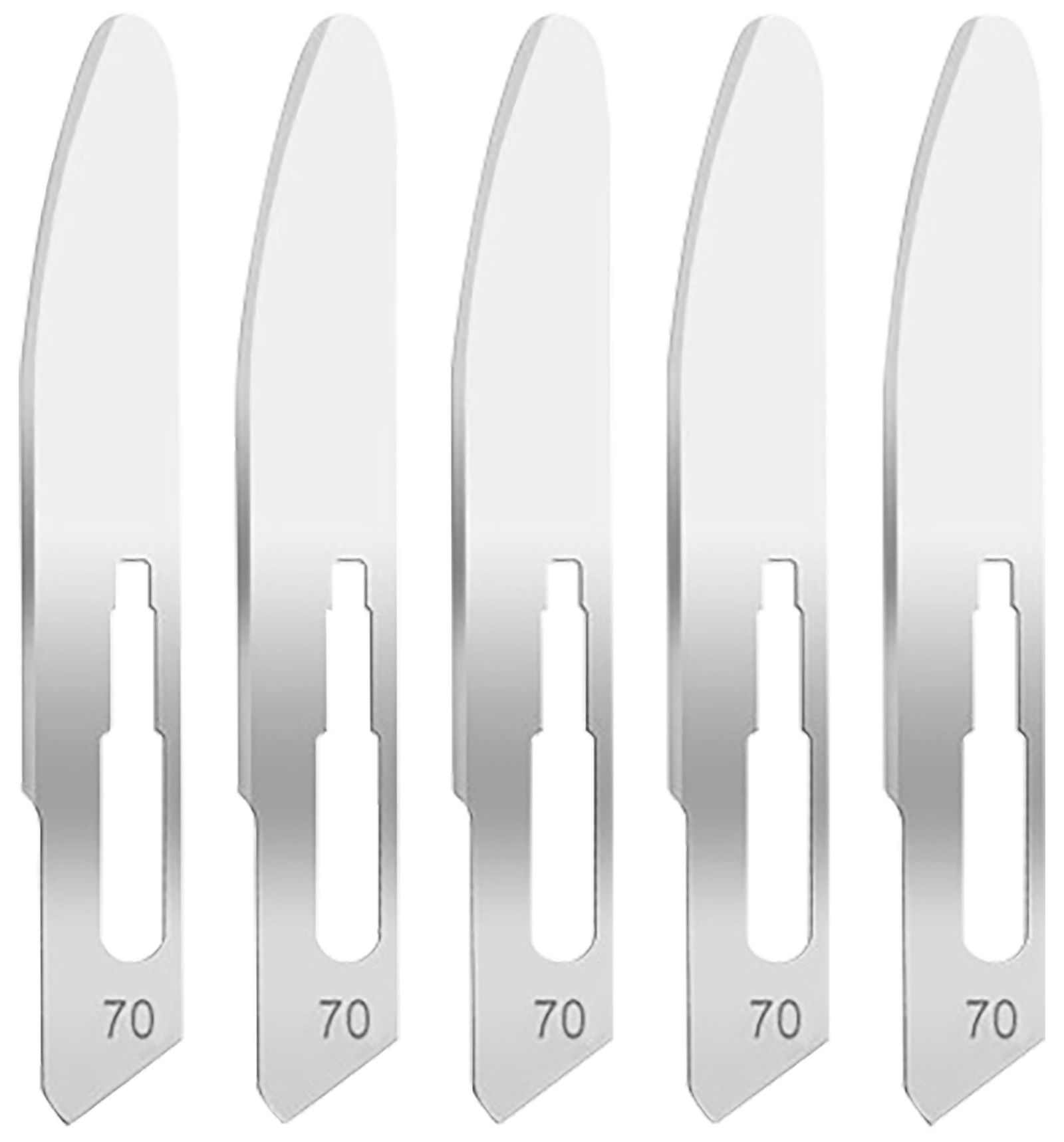 Hogue 35887 Expel Replacement Blades High Carbon Steel Blade #70 5 Blades