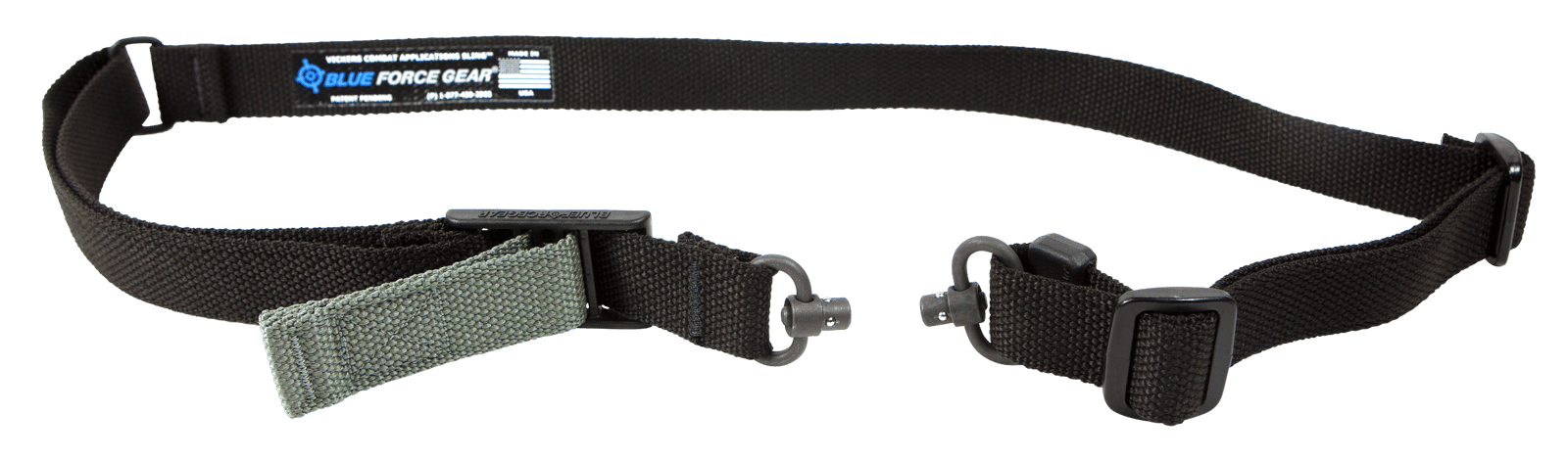 Blue Force Gear VCAS2TO1RED125AABK Vickers 221  Black Cordura One-Two Point AR Platform