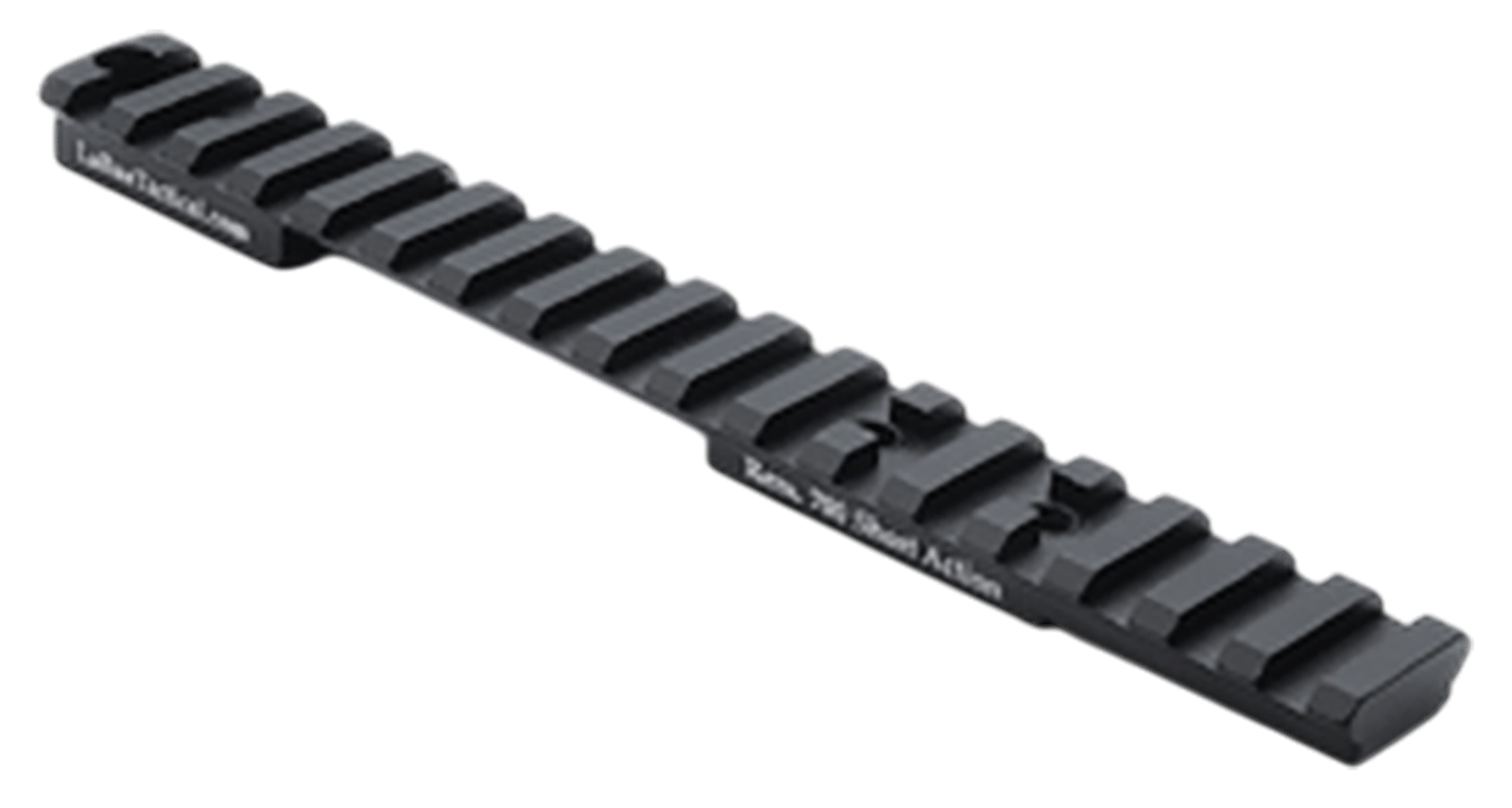 Larue Tactical LT113L0MOA  Top Rail Black Fits Remington 700 Long Action 0 MOA