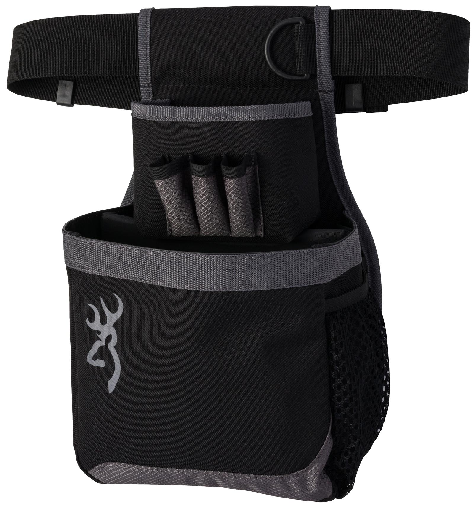 Browning 121062692 Flash Shell Pouch Gray Nylon 1 box Shotgun Belt Mount Adjustable