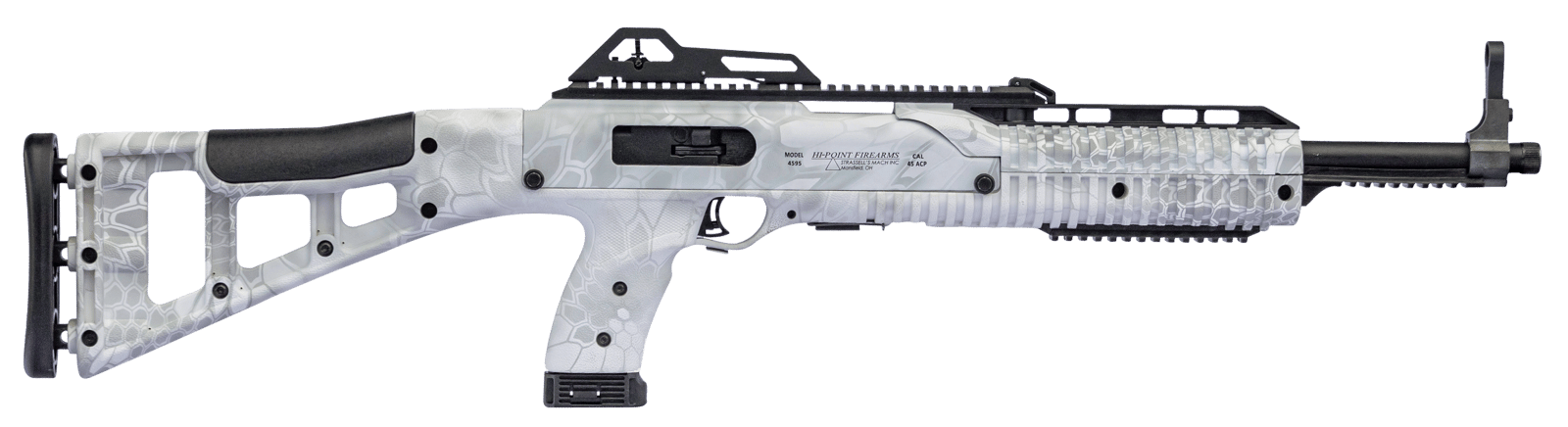 Hi-Point 4595TSKRYP 4595TS Carbine 45 ACP 17.50" 9+1 Kryptek Yeti Black All Weather Skeletonized Stock Kryptek Yeti Polymer Grip