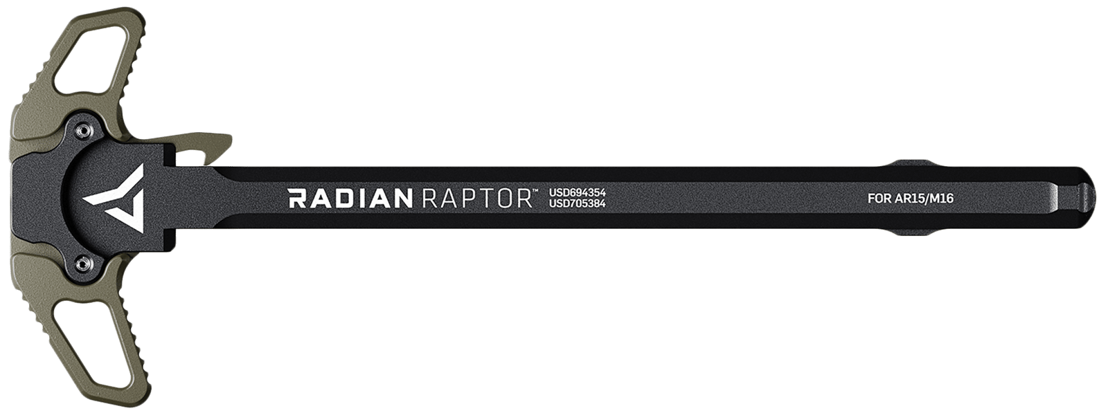 Radian Weapons R0375 Raptor  Ambi Charging Handle, Radian OD, Fits Mil-Spec AR-15/M16 Platform