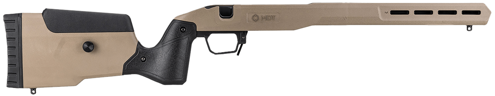 Mdt Sporting Goods Inc 106232FDE MDT Field Stock Flat Dark Earth Ruger American/ Short Action 32.22"