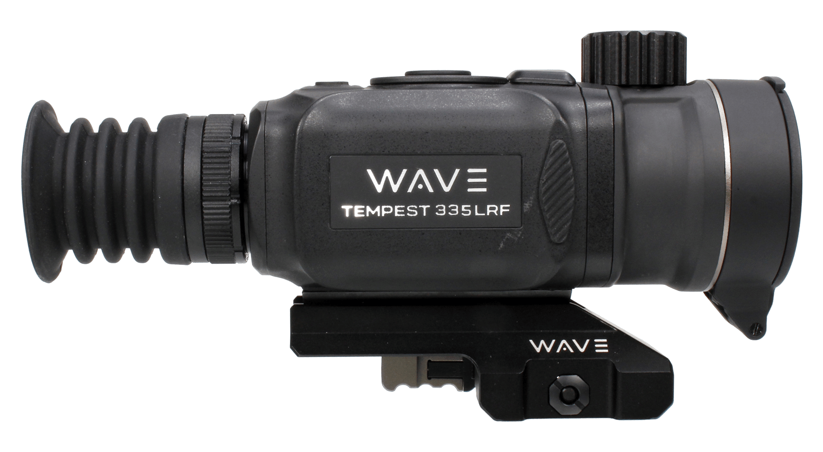 Wave WTS200 Tempest 335 LRF Thermal Black 3.3x35mm Illuminated Multi Reticle 384x288, 12 Microns, 50 Hz Resolution, Digital Zoom 13.2x Rapid/Smooth