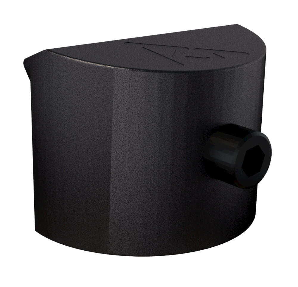 Rival Arms RA75G101A Grip Plug  Compatible w/ Glock Gen3 (except 36/42/43), Black Aluminum