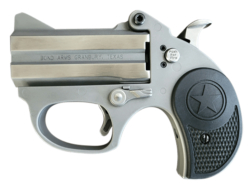Bond Arms BASRS Stinger Stinger RS 380 ACP 2rd Shot 3" Matte Stainless Aluminum Frame Black Rubber Grips Right Hand