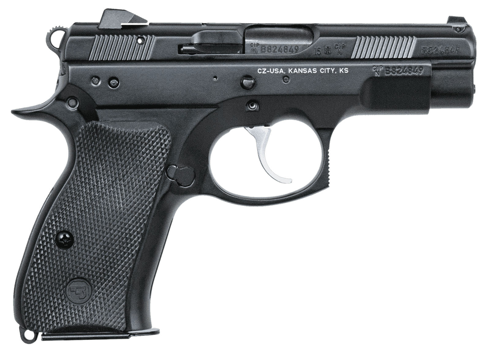 CZ-USA 91194 75D PCR Compact Frame 9mm Luger 14+1 3.75" Black Steel Barrel, Black Steel Serrated Slide, Black Polycoat Aluminum Frame w/Beavertail, Black Rubber Grip, Right Hand