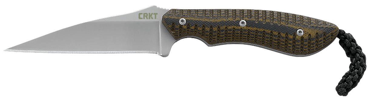 CRKT 2388 S.P.E.W.  3" Fixed Wharncliffe Plain Bead Blasted Black/Brown Blade/G10 Black/Brown G10 Handle Includes Sheath