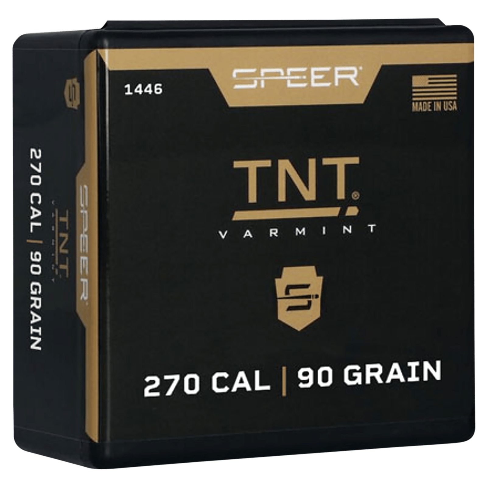 Speer 1446 TNT  270 Caliber .277 90 GR Hollow Point 100 Box