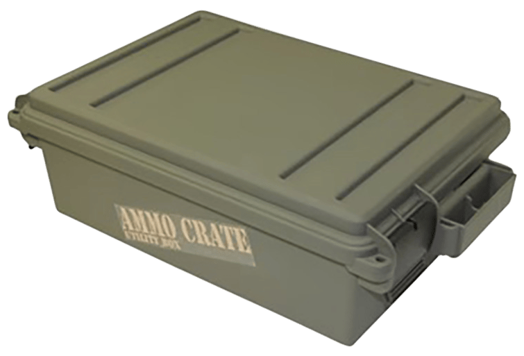 MTM Case-Gard ACR418 Ammo Crate Utility Box 12 Gauge Army Green Polypropylene