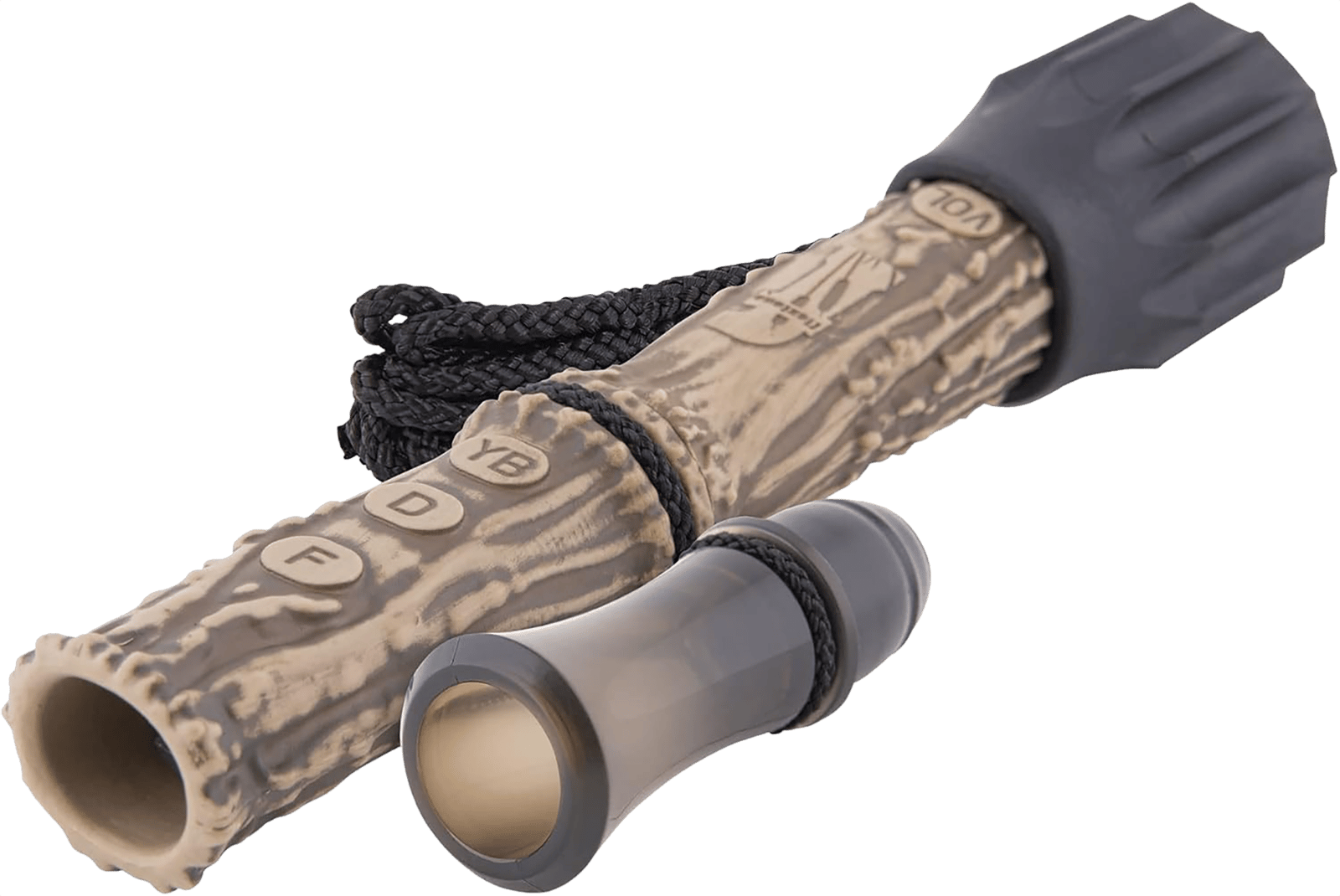 Avian X FLX-FLXDR065 Flextone Buck Rage Plus Call Attracts Doe/Fawn Species Black/Brown Rubber