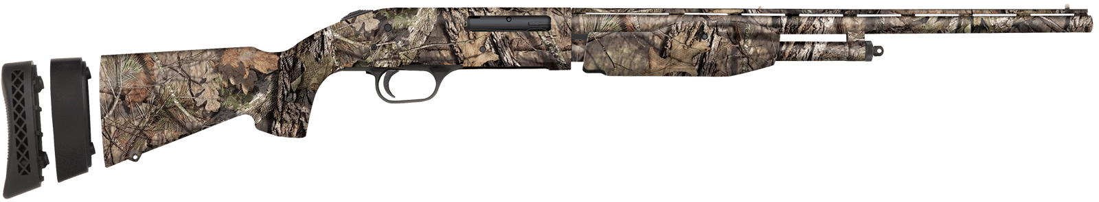 Mossberg 50355 510 Super Bantam Mini 410 Gauge Pump 3" 2+1 Overall  Mossy Oak Break-Up Country 18.50" Vent Rib Barrel, Steel Receiver Adj LOP Synthetic Stock, Right Hand, Modified Choke