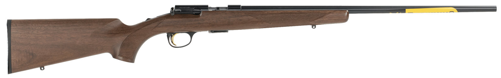 Browning 025175270 T-Bolt Sporter 17 HMR 10+1  22" Barrel, Polished Blued Steel Receiver, Satin Black Walnut Stock, Plastic Butt Plate, Optics Ready