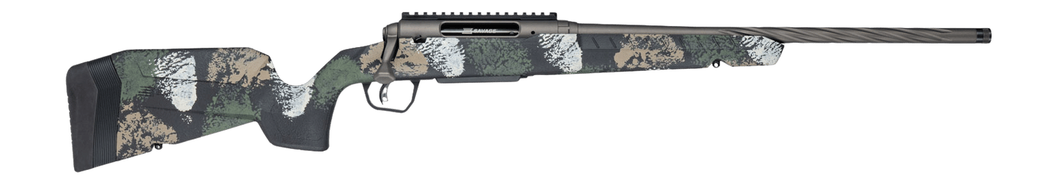 Savage Arms 33281 Axis 2 Pro 30-06 Springfield 4+1 20" Gun Metal Bronze Cerakote Spiral Fluted Threaded Barrel & Receiver w/Picatinny Rail, Forest SP Camo Fixed w/Pistol Grip Synthetic Stock, Right Ha